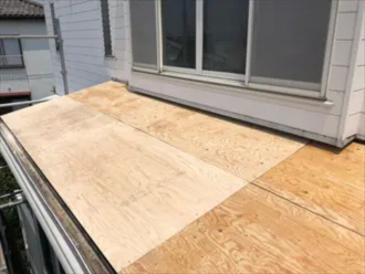 構造用合板の野地板